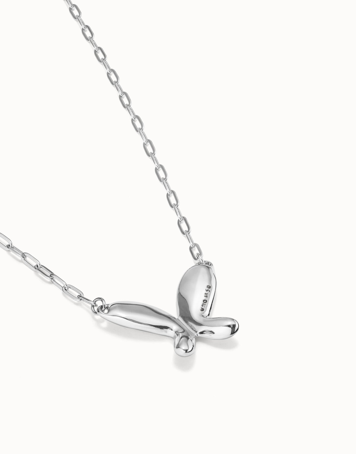 Wings Necklace, Silver