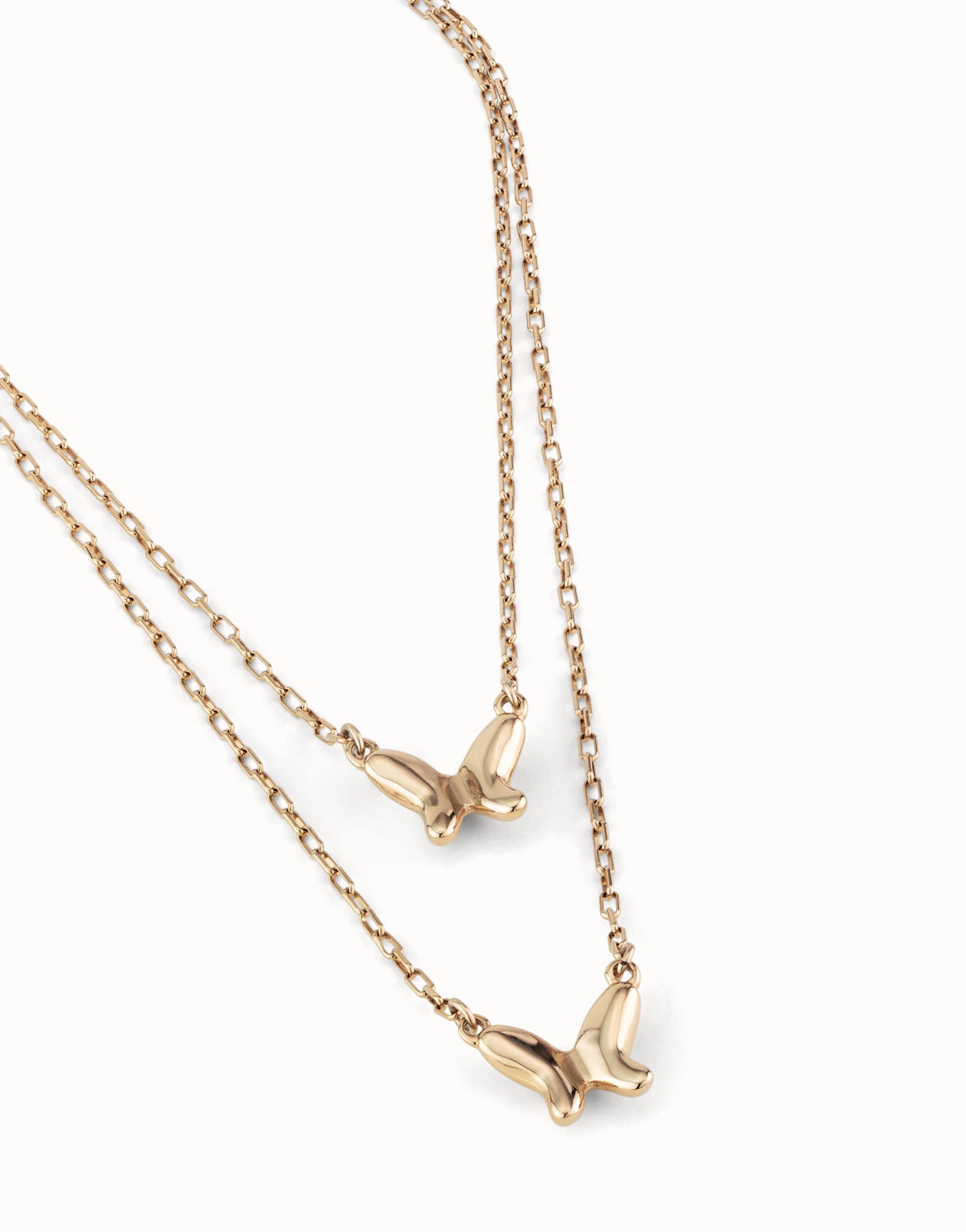 Doublefly Necklace, Gold