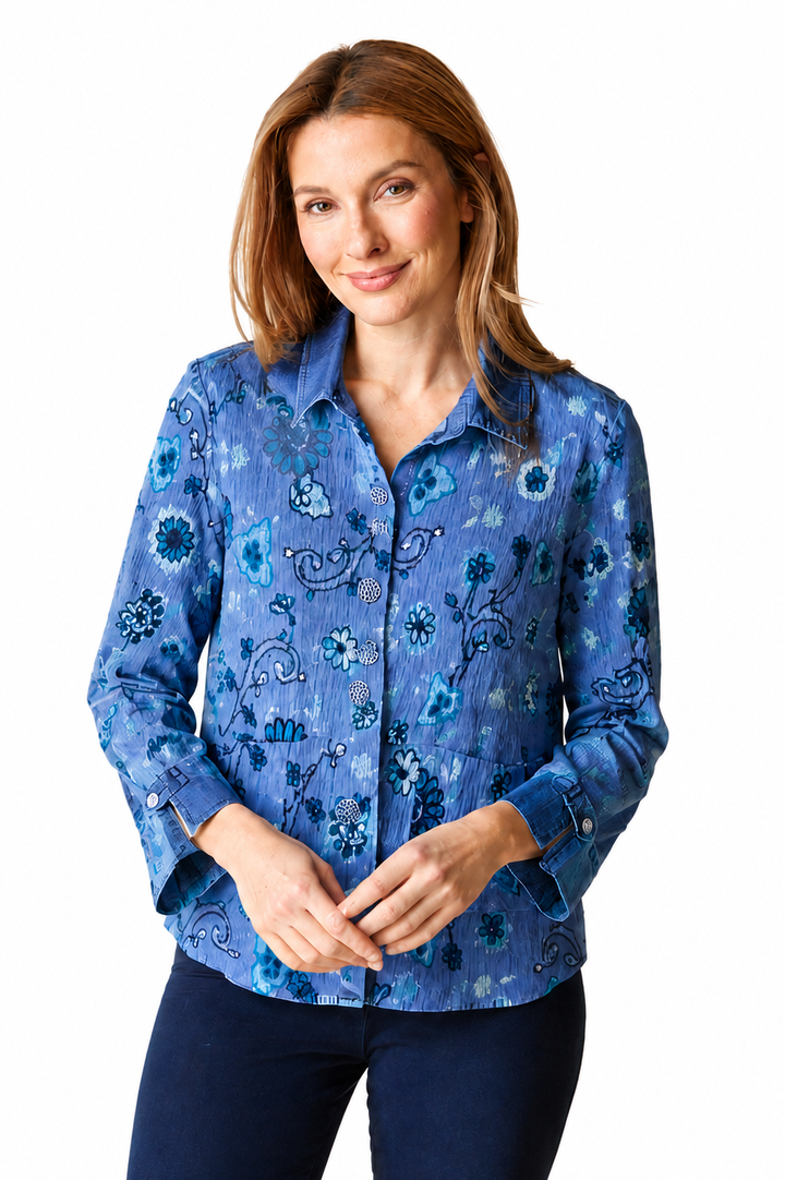 Floral Flounce Shirt