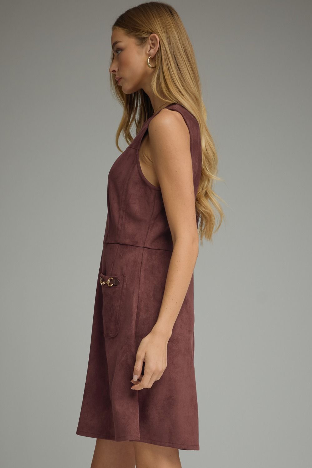 Hazel Suede Dress