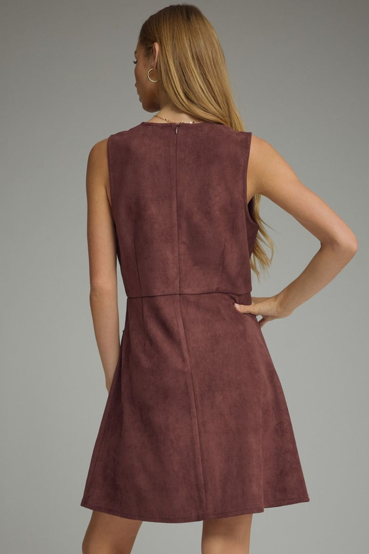 Hazel Suede Dress