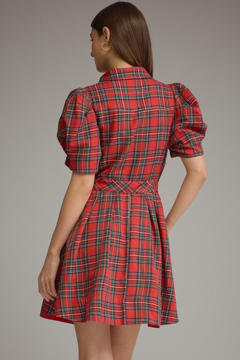 Mistletoe Magic Plaid Dress