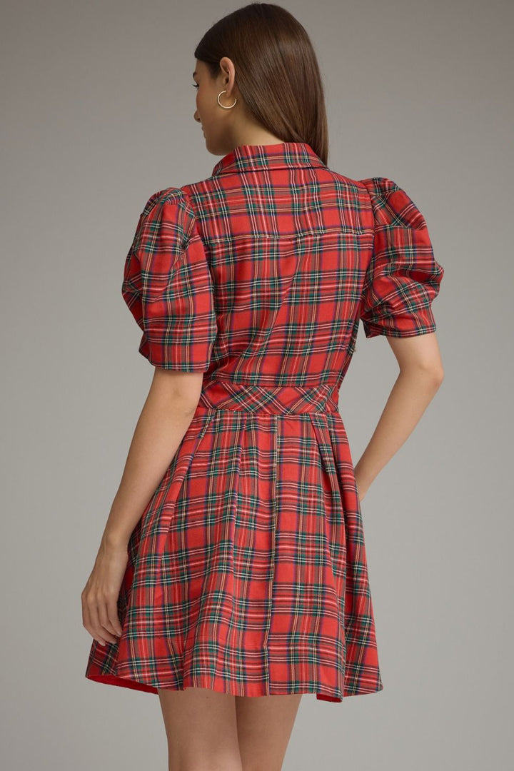 Mistletoe Magic Plaid Dress