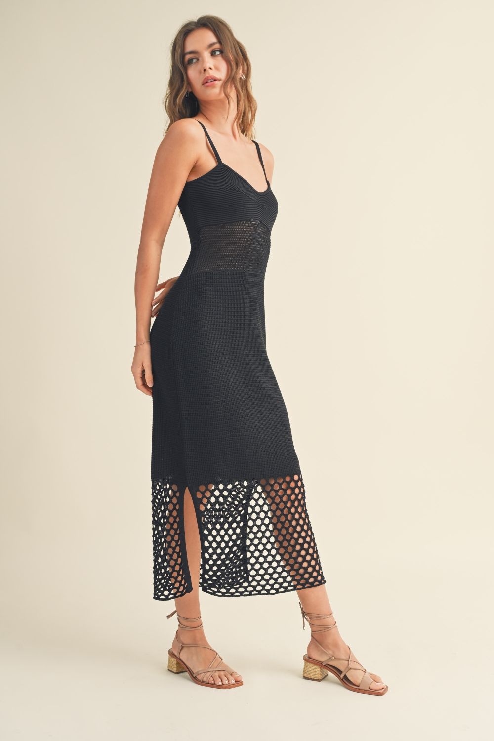 Mesh Illusion Dress