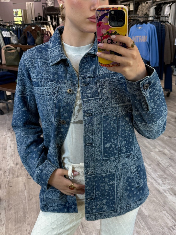 Paisley Denim Jacket