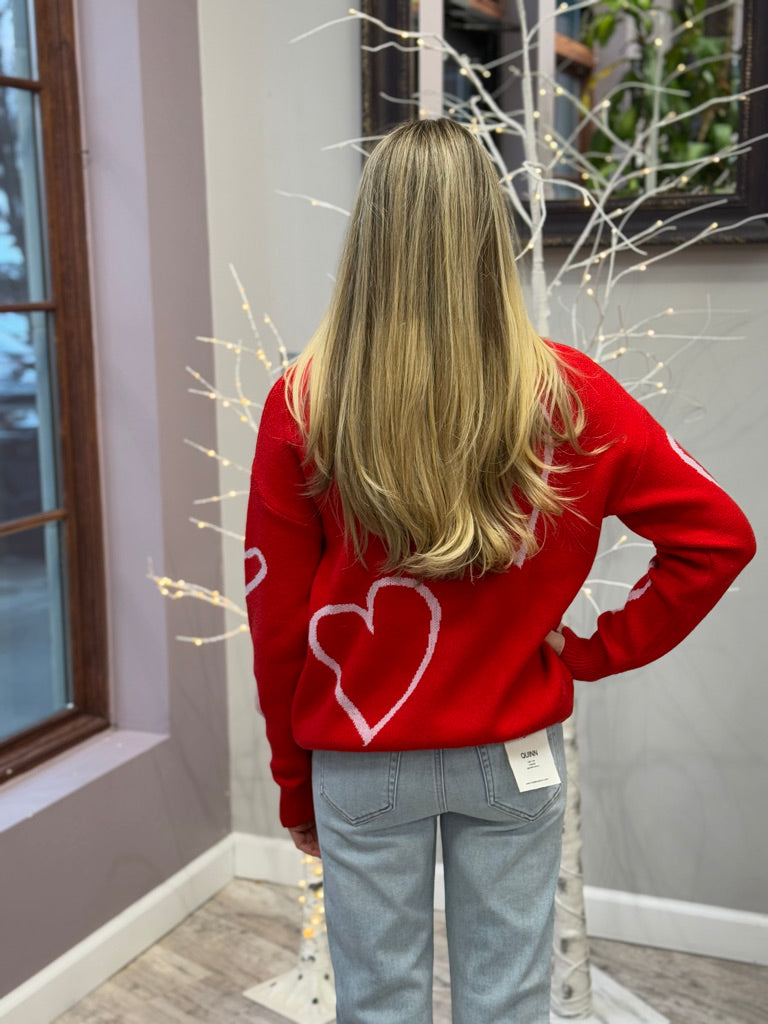 Queen of Hearts Sweater