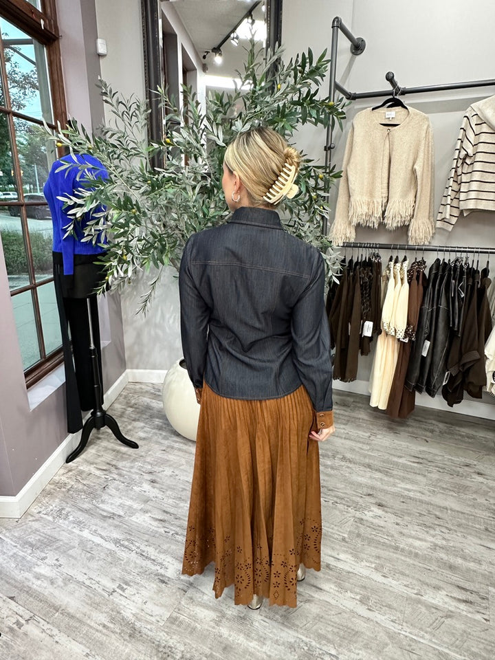 Cheyenne Tie-Neck Shirt