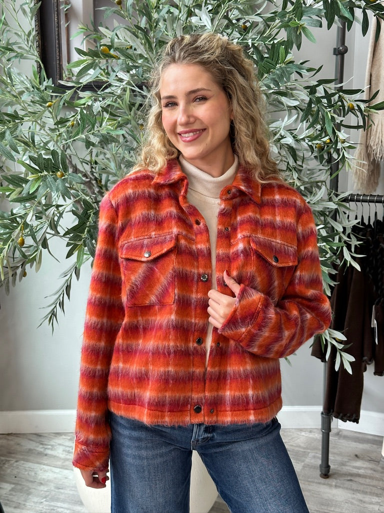 Ginger Snap Plaid Jacket