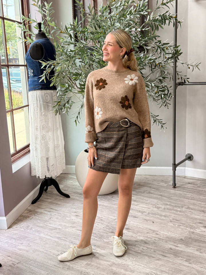 Maple Lane Plaid Skirt