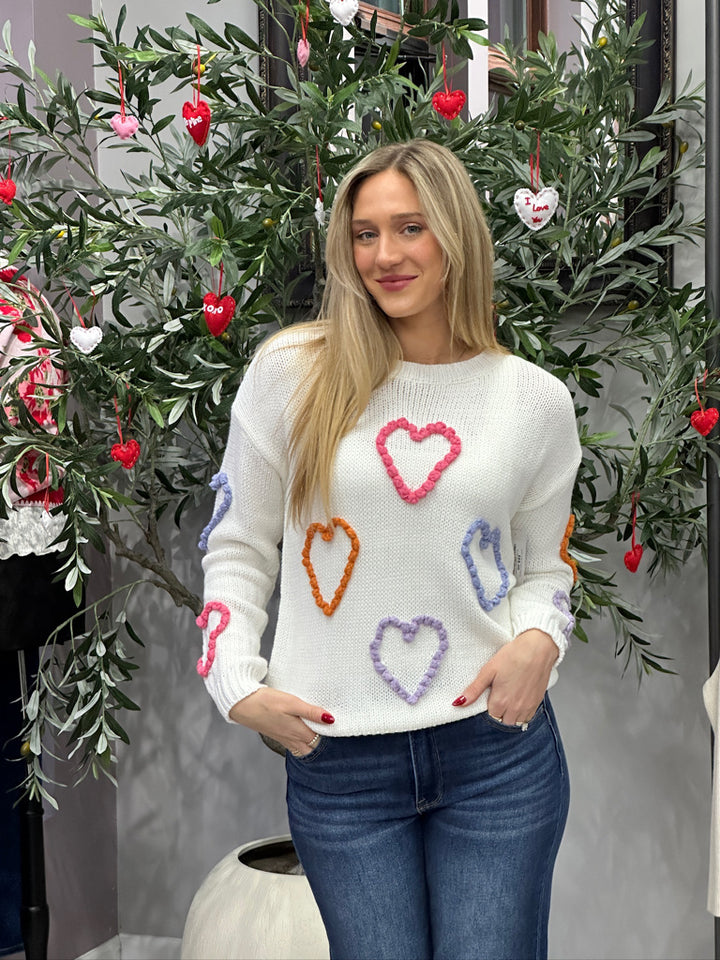 Braided Sweetheart Sweater, FINAL SALE