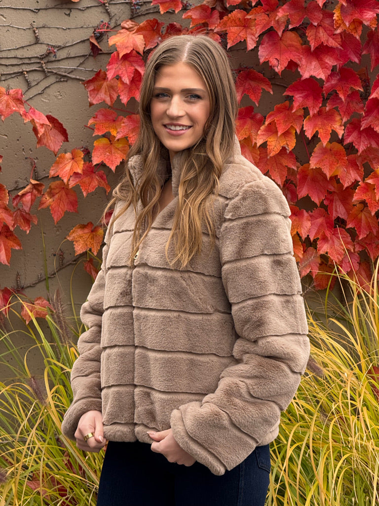 Tufted Teddy Fur Coat
