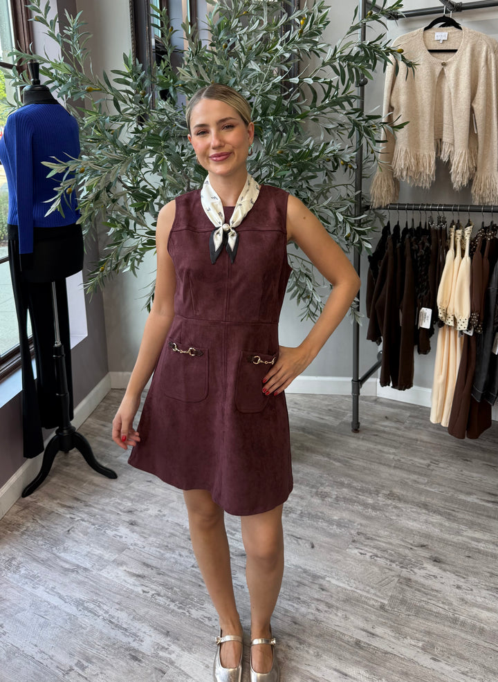 Hazel Suede Dress