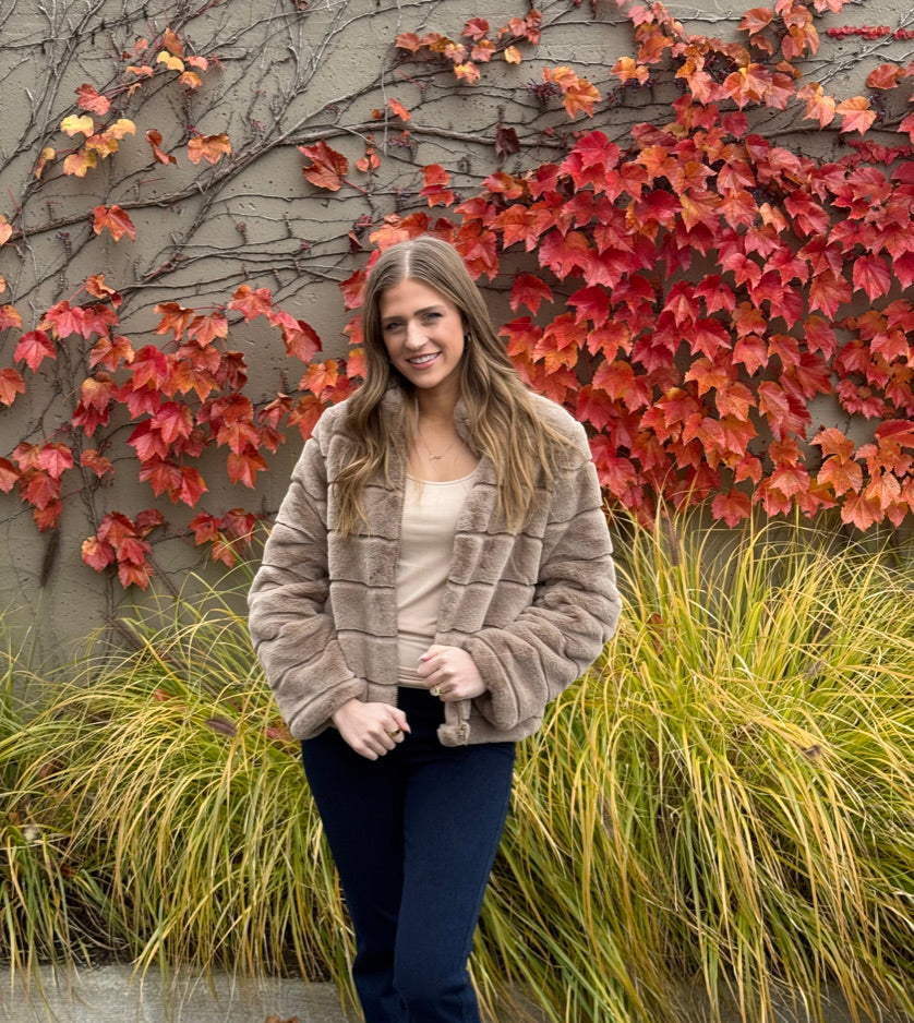 Tufted Teddy Fur Coat