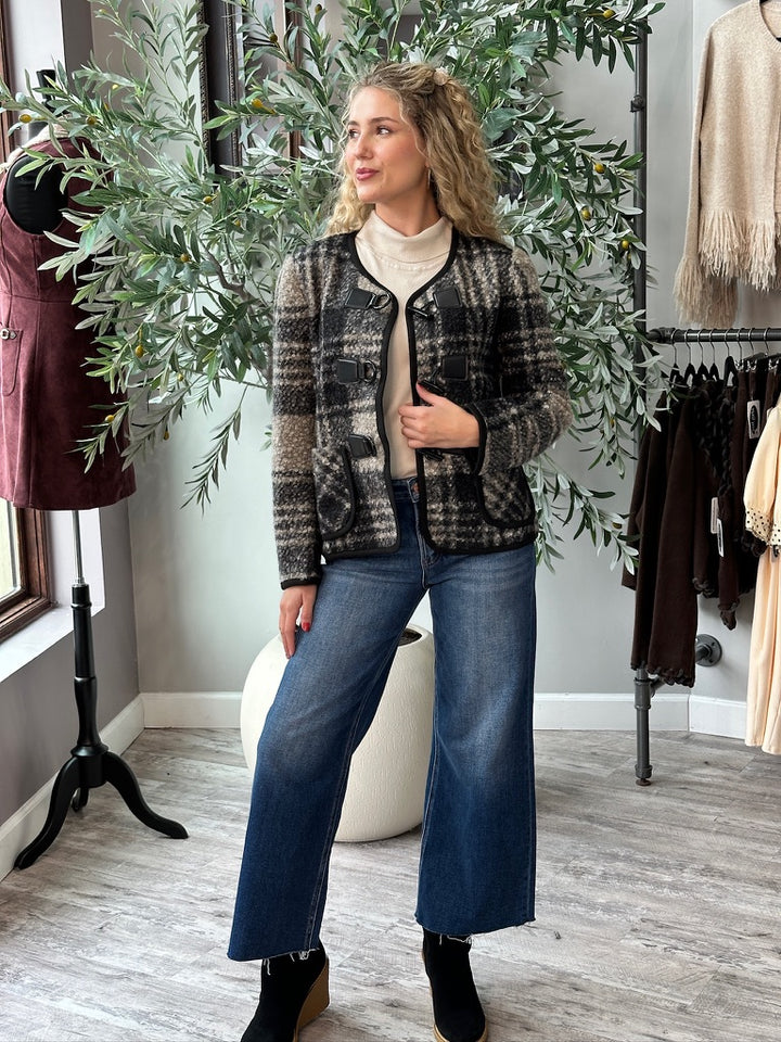 Earl Grey Plaid Jacket