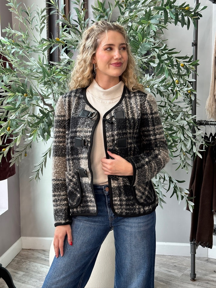 Earl Grey Plaid Jacket
