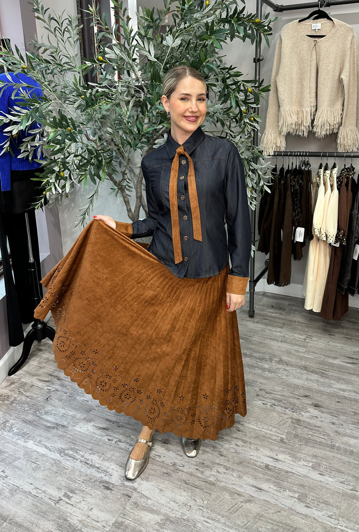 Cheyenne Tie-Neck Shirt