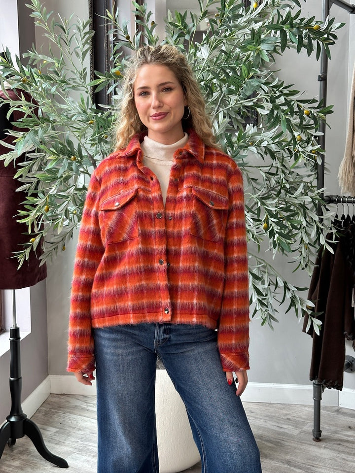 Ginger Snap Plaid Jacket
