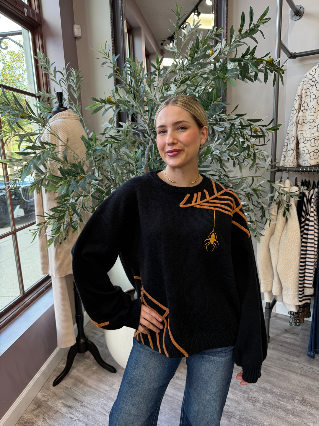 Itsy Bitsy Spider Sweater