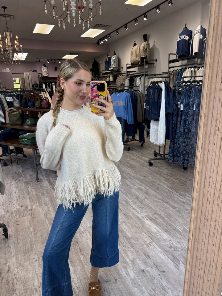 Fringe Benefits Sweater