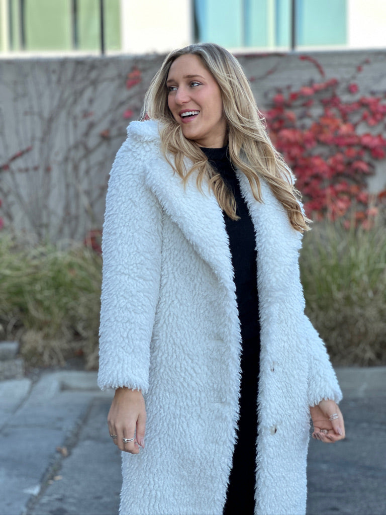 Carrie Curly Lamb Coat