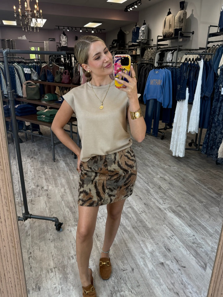 Soft Sands Ruched Top
