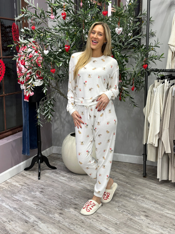 Puppy Love Pajama Jogger