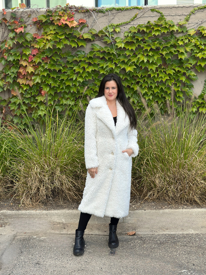 Carrie Curly Lamb Coat