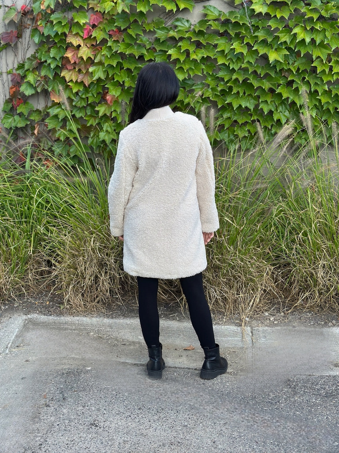 Cream Puff Sherpa Coat