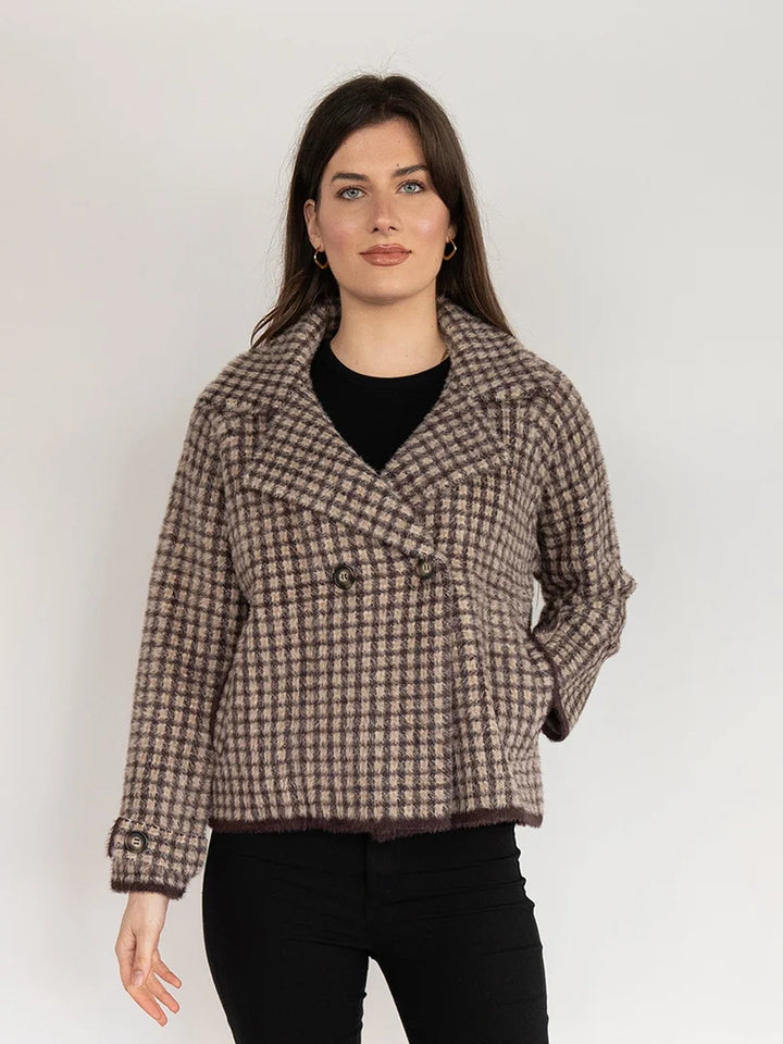 Teddy Check Jacket