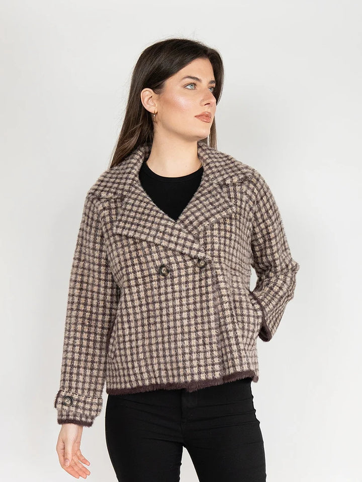 Teddy Check Jacket