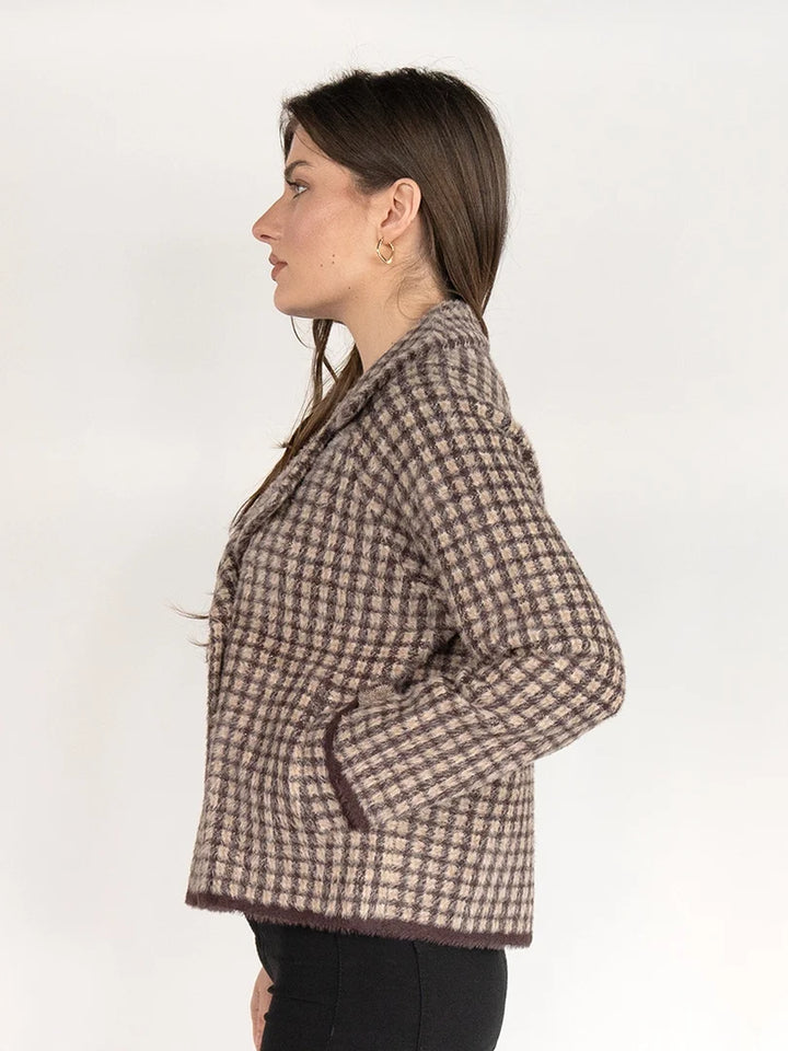 Teddy Check Jacket
