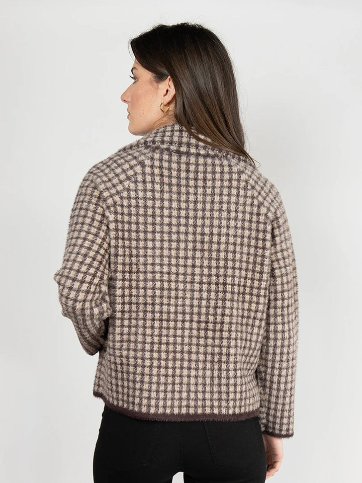 Teddy Check Jacket
