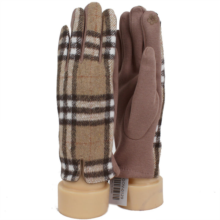 Tartan Plaid Gloves