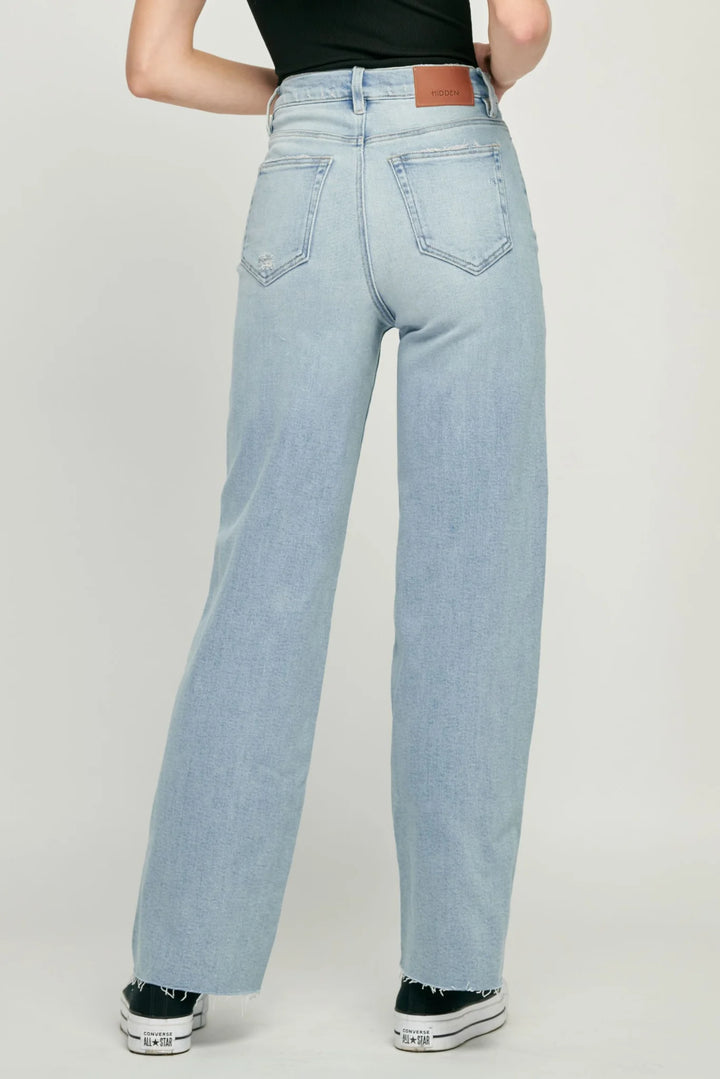 Logan Wide Leg Jean, Light Blue