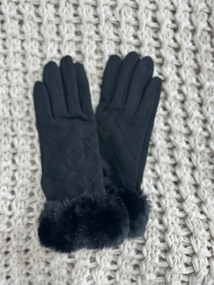 Snowbunny Suede Gloves