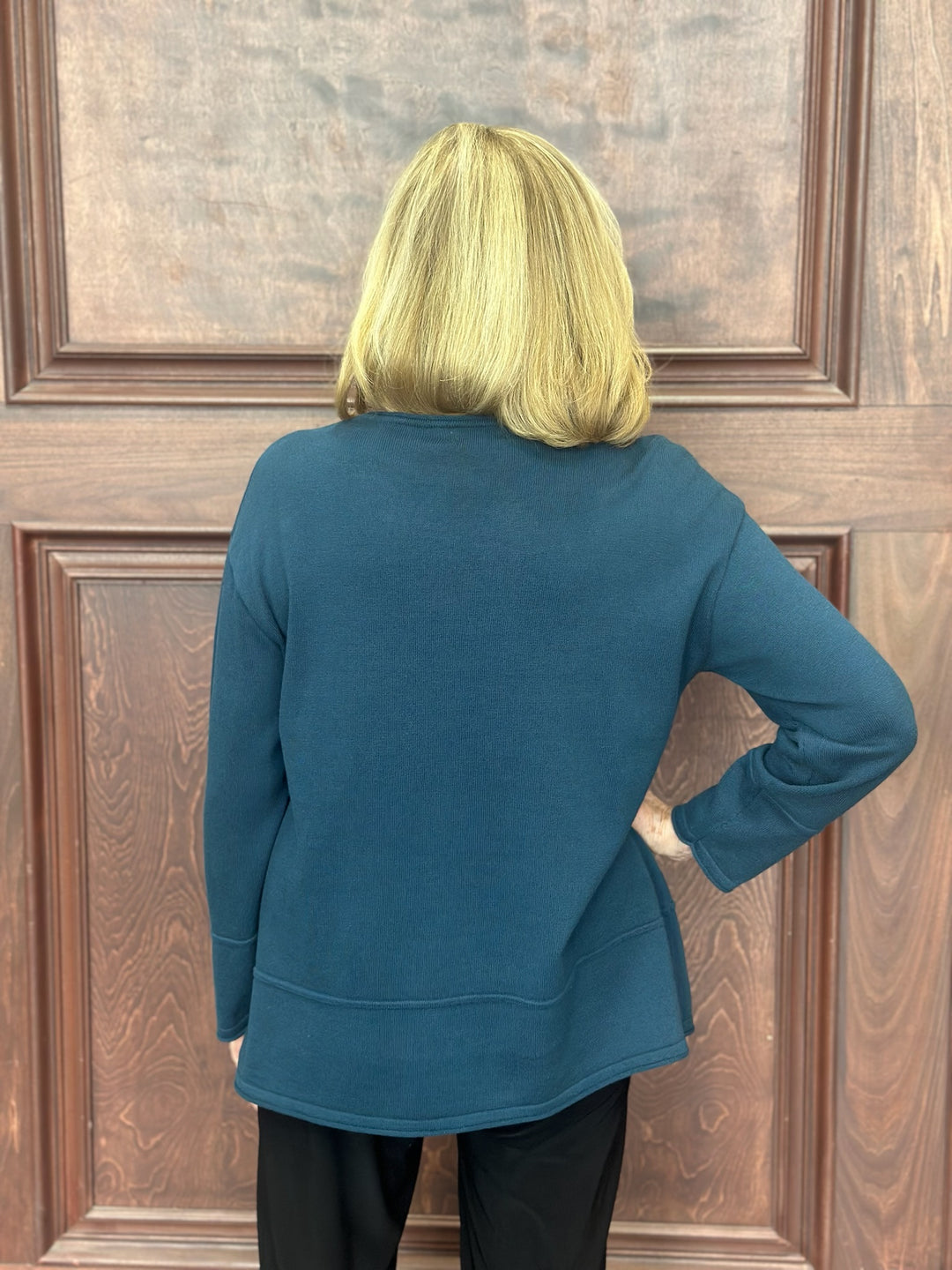 Keely Angled Pocket Sweater