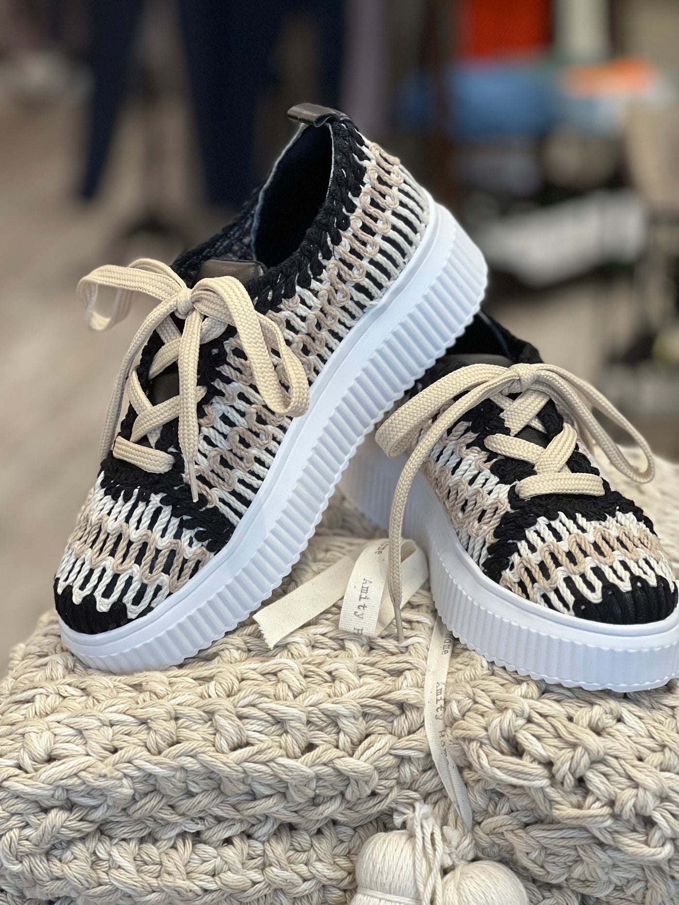 Zoey Crochet Sneakers