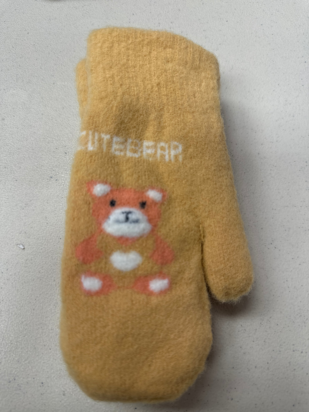 Cute Bear Kids Mittens