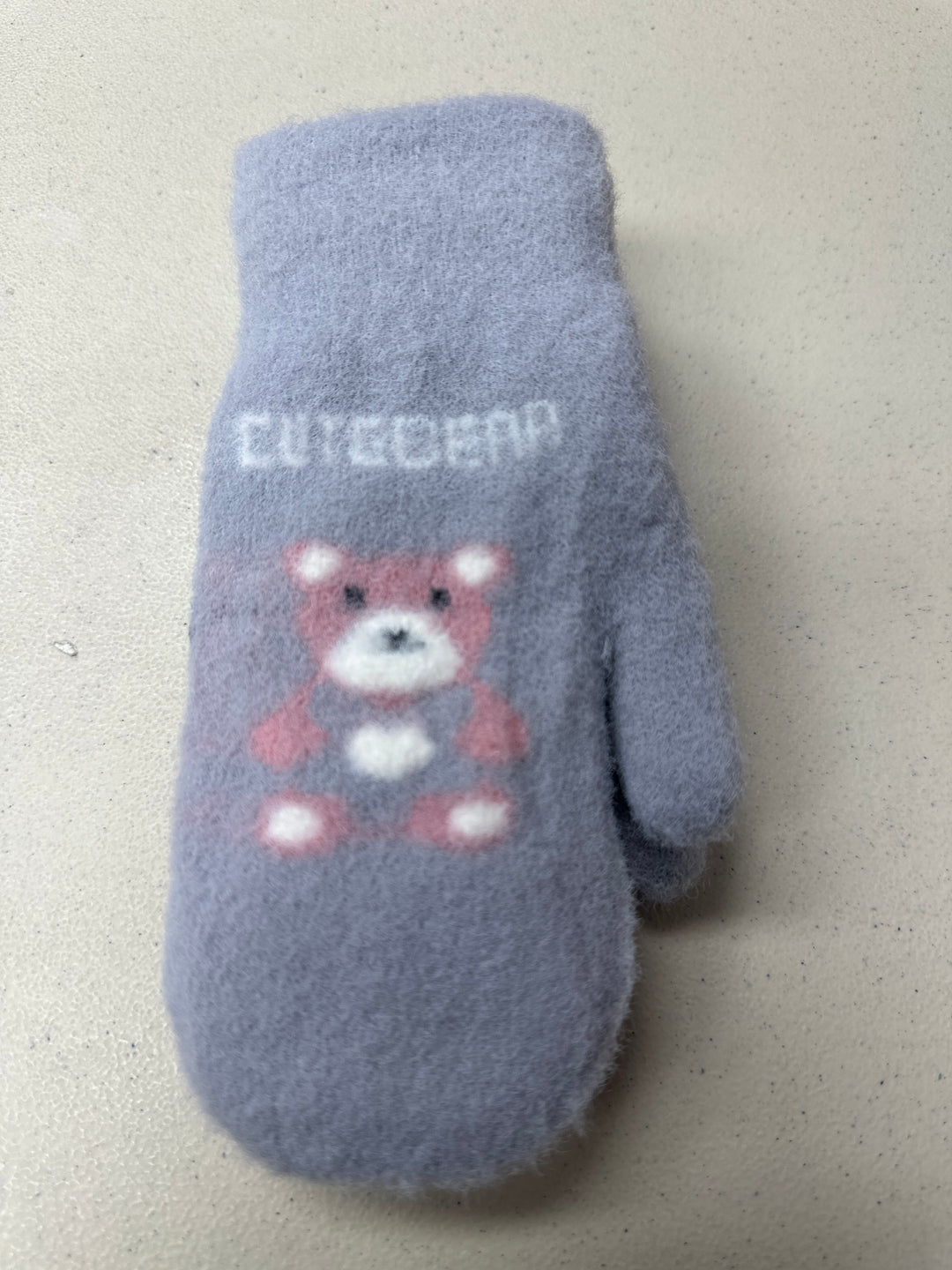 Cute Bear Kids Mittens