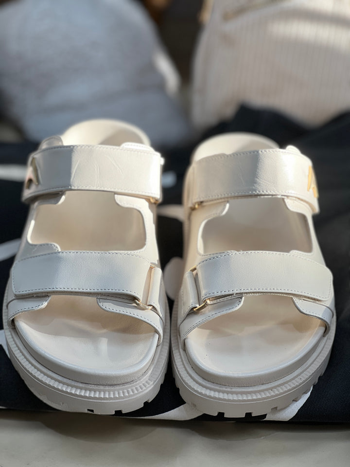 Leather Latte Sandal