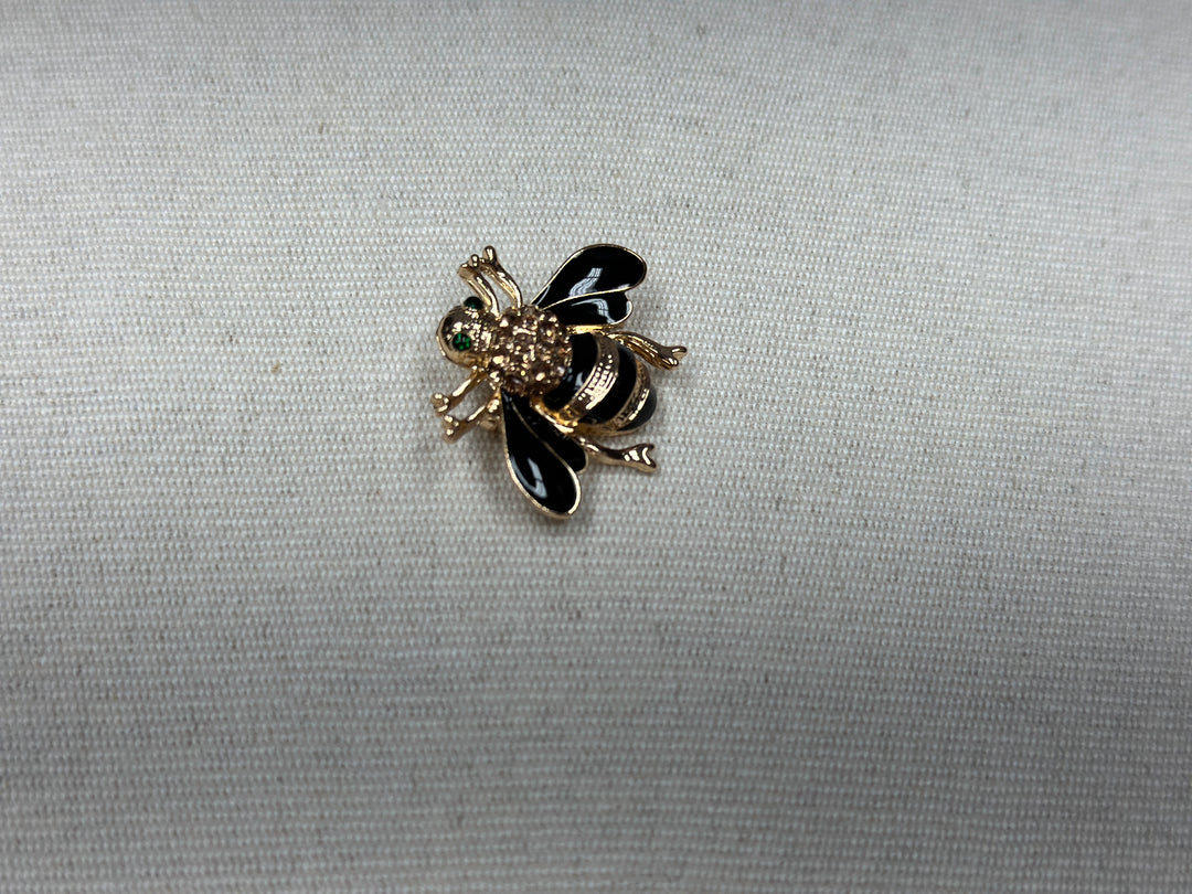 Rose Gold Baby Bee Shoe Charm