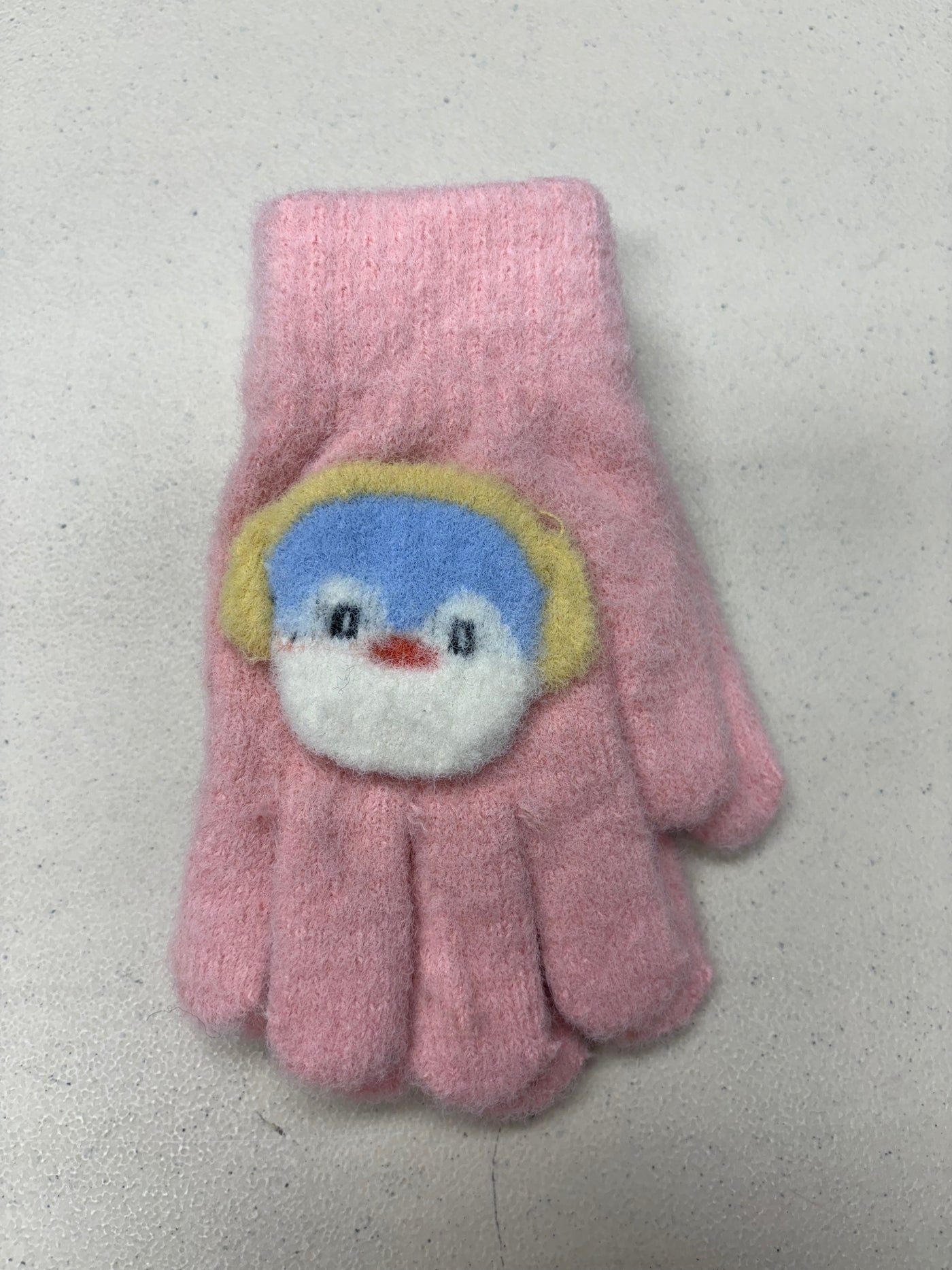 Penguin Earmuff Kids Gloves