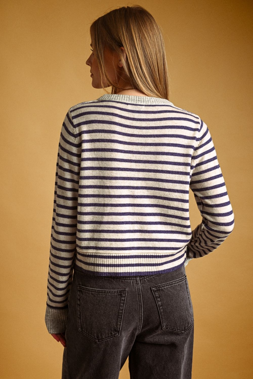 Harbor Stripe Cardigan