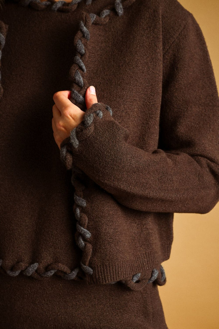 Lyra Braided Cardigan
