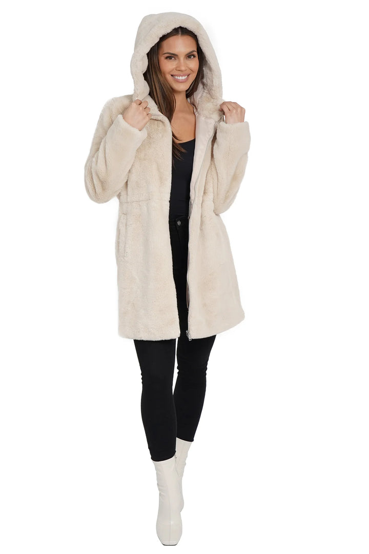 Winter Wishes Faux Fur Coat