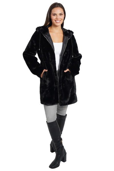 Winter Wishes Faux Fur Coat