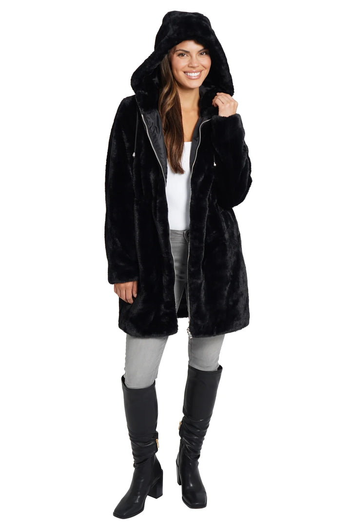 Winter Wishes Faux Fur Coat