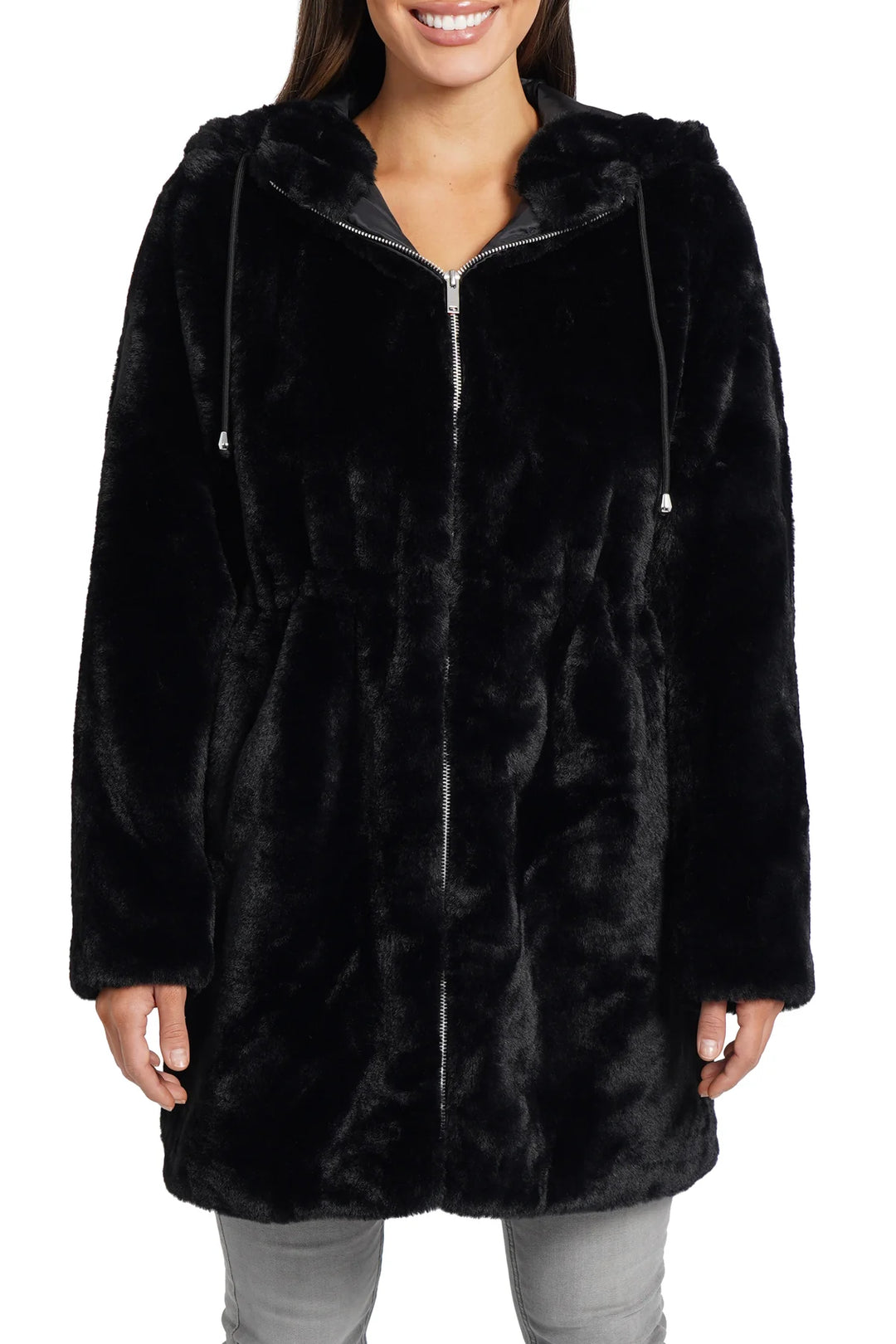 Winter Wishes Faux Fur Coat