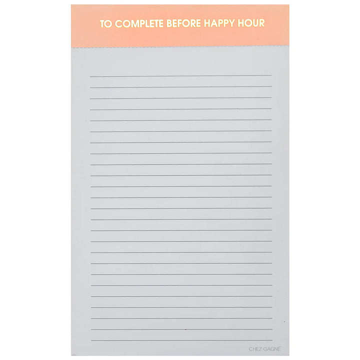 Happy Hour Notepad