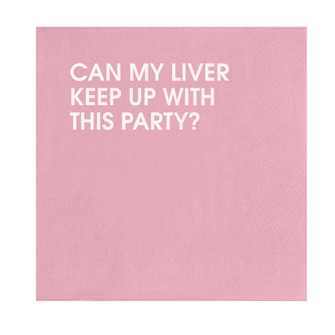 Can My Liver Keep Up Cocktail Napkin